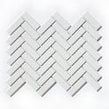 Herringbone White Gloss 31.8cm x 24.7cm (2.2cm x 7.2cm) Mosaic Tile