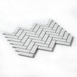 Herringbone White Gloss 31.8cm x 24.7cm (2.2cm x 7.2cm) Mosaic Tile