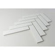 Herringbone White Matt 20.9cm x 24.7cm (3.2cm x 14.5cm) Wall Mosaic
