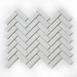 Herringbone White Matt 31.8cm x 24.7cm (2.3cm x 7.3cm) Mosaic Tile