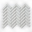 Herringbone White Matt 31.8cm x 24.7cm (2.3cm x 7.3cm) Mosaic Tile