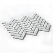 Herringbone White Matt 31.8cm x 24.7cm (2.3cm x 7.3cm) Mosaic Tile