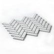 Herringbone White Matt 31.8cm x 24.7cm (2.3cm x 7.3cm) Mosaic Tile