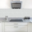 Herringbone White Matt 31.8cm x 24.7cm (2.3cm x 7.3cm) Mosaic Tile