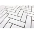 Herringbone White Matt 31.8cm x 24.7cm (2.3cm x 7.3cm) Mosaic Tile