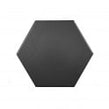 British Ceramic Tile Hexagon Black 175mm x 202mm Multi-Use Tile
