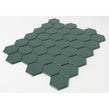 Hexagon Buckingham Green Matt (5.1cm x 5.1cm) 30cm x 28cm Mosaic Tile