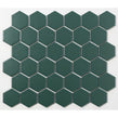 Hexagon Buckingham Green Matt (5.1cm x 5.1cm) 30cm x 28cm Mosaic Tile