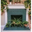 Hexagon Buckingham Green Matt (5.1cm x 5.1cm) 30cm x 28cm Mosaic Tile