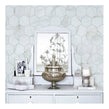 Hexagon Calacatta Matt (9.5cm x 9.5cm) 25.6cm x 19.7cm Mosaic Tile