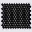 Hexagon Matt Black (2.3cm x 2.3cm) 30cm x 26cm Mosaic Tile