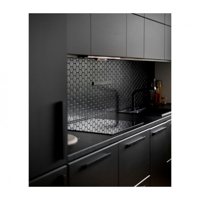 Hexagon Matt Black 32.5cm x 28.1cm (5.1 cm x 5.9cm) Mosaic Tile