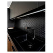 Hexagon Matt Black 32.5cm x 28.1cm (5.1 cm x 5.9cm) Mosaic Tile