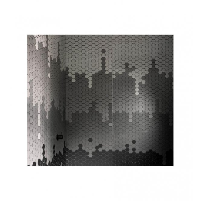 Hexagon Matt Black 32.5cm x 28.1cm (5.1 cm x 5.9cm) Mosaic Tile