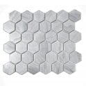 Hexagon Matt Cement (5.1 cm x 5.9cm) 30cm x 28cm Mosaic Tile