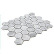 Hexagon Matt Cement (5.1 cm x 5.9cm) 30cm x 28cm Mosaic Tile