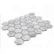 Hexagon Matt Cement (5.1 cm x 5.9cm) 30cm x 28cm Mosaic Tile