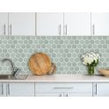 Hexagon Matt Green Mosaic (9.5cm x 9.5cm) 29.5cm x 25.6cm Wall & Floor Tile