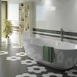 Hexagon Matt White 17.5cm x 20cm Wall and Floor Tile
