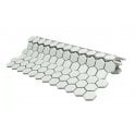Hexagon Matt White 30cm x 26cm (2.3cm x 2.6cm) Mosaic Tile