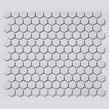 Hexagon Matt White 30cm x 26cm (2.3cm x 2.6cm) Mosaic Tile
