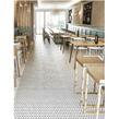 Hexagon Matt White 32.5cm x 28.1cm (5.1 cm x 5.9cm) Mosaic Tile