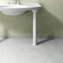 Hexagon Matt White 32.5cm x 28.1cm (5.1 cm x 5.9cm) Mosaic Tile