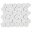 Hexagon Matt White 32.5cm x 28.1cm (5.1cm x 5.1cm) Mosaic Tile