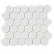Hexagon Matt White 32.5cm x 28.1cm (5.1cm x 5.1cm) Mosaic Tile