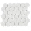 Hexagon Matt White 32.5cm x 28.1cm (5.1cm x 5.1cm) Mosaic Tile