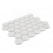 Hexagon Matt White 32.5cm x 28.1cm (5.1cm x 5.1cm) Mosaic Tile
