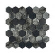 Hexagon Nero Marquina Mix (4.8cm x 4.8cm) 30.5cm x 29.8cm Mosaic Tile