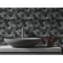 Hexagon Nero Marquina Mix (4.8cm x 4.8cm) 30.5cm x 29.8cm Mosaic Tile