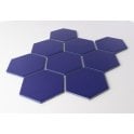 Hexagon Oxford Blue Matt Mosaic (9.5cm x 9.5cm) 29.5cm x 25.6cm Wall & Floor Tile