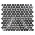 Hexagon Silver (2.3cm x 2.3cm) 30cm x 26cm Mosaic Tile