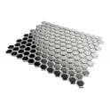 Hexagon Silver (2.3cm x 2.3cm) 30cm x 26cm Mosaic Tile