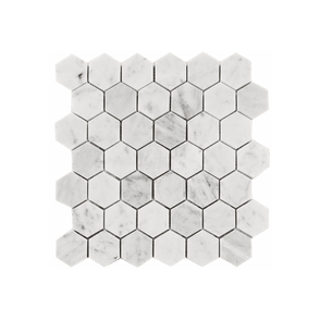 Hexagon Staturio Matt (5.1cm x 5.1cm) 30cm x 28cm Mosaic Tile