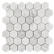 Hexagon Staturio Matt (5.1cm x 5.1cm) 30cm x 28cm Mosaic Tile
