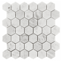Hexagon Staturio Matt (5.1cm x 5.1cm) 30cm x 28cm Mosaic Tile