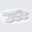 Hexagon Staturio Matt (9.5cm x 9.5cm) 29.5cm x 25.6cm Mosaic Tile