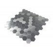 Hexagon Steel Mosaic 30cm x 30cm Peel & Stick Mosaic Tile