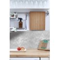Hexagon Steel Mosaic 30cm x 30cm Peel & Stick Mosaic Tile
