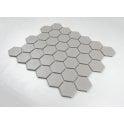 Hexagon Taupe Matt (5.1 cm x 5.9cm) 32cm x 28cm Mosaic Tile