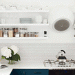 Hexagon White Gloss 30cm x 26cm (2.3cm x 2.3cm) Mosaic Tile