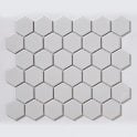 Hexagon White Gloss 32.5cm x 28.1cm (5.1 cm x 5.9cm) Mosaic Tile