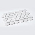 Hexagon White Gloss 32.5cm x 28.1cm (5.1 cm x 5.9cm) Mosaic Tile