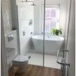 Hexagon White Gloss 32.5cm x 28.1cm (5.1 cm x 5.9cm) Mosaic Tile
