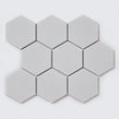 Hexagon XL Matt White 29.55cm x 25.6cm (9.5cm x 11cm) Mosaic Tile