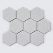 Hexagon XL Matt White 29.55cm x 25.6cm (9.5cm x 11cm) Mosaic Tile