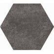 Equipe Hexatile Cement Black 17.5cm x 20cm Wall and Floor Tile